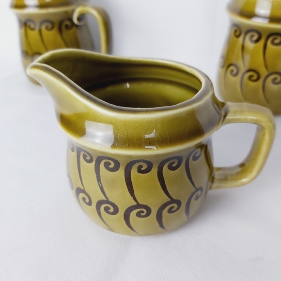 VINTAGE coffee mug plus creamer made in Japan - Picture 3 of 9